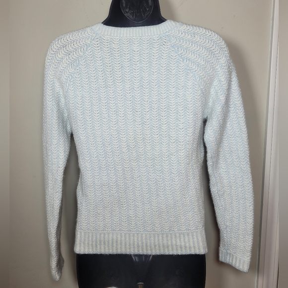 J. Crew Factory Merino Wool Blend Knit Sweater sz M C9736 - Picture 5 of 10